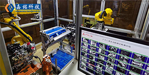 发动机缸体3D视觉引导涂胶检测工作站